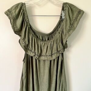 Faded glory xxl olive green sleeveless top